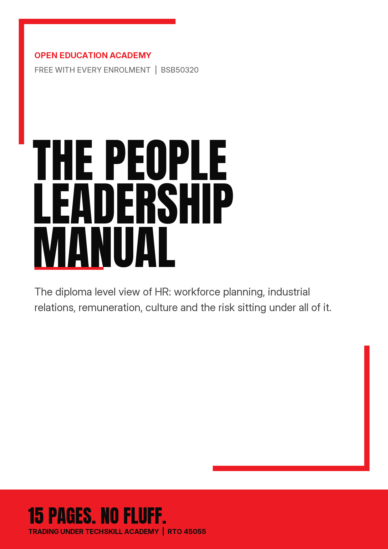 The People Leadership Manual