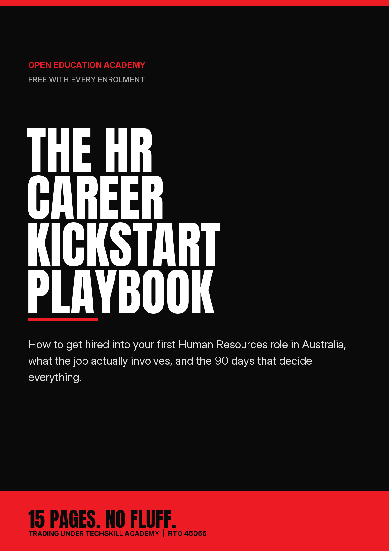 The HR Career Kickstart Playbook
